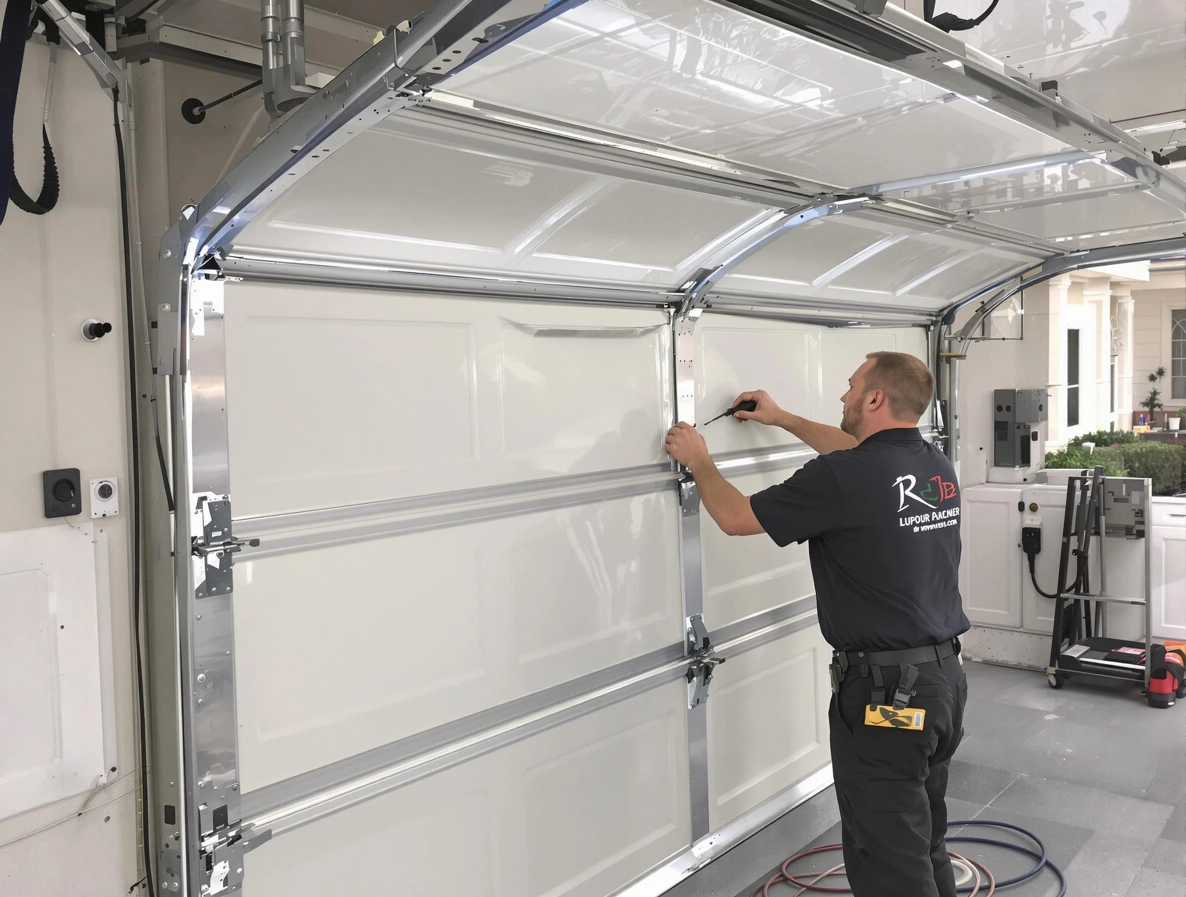 City of Orange Garage Door Repair professional performing panel repair in City of Orange